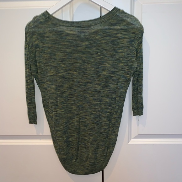 Green Long Sleeve Shirt, Aritzia, XXS - Picture 3 of 4